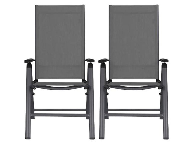 Table de jardin + Lot de 2 fauteuils Houston