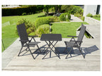 Table de jardin + Lot de 2 fauteuils Houston