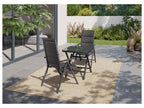 Table de jardin + Lot de 2 fauteuils Toronto