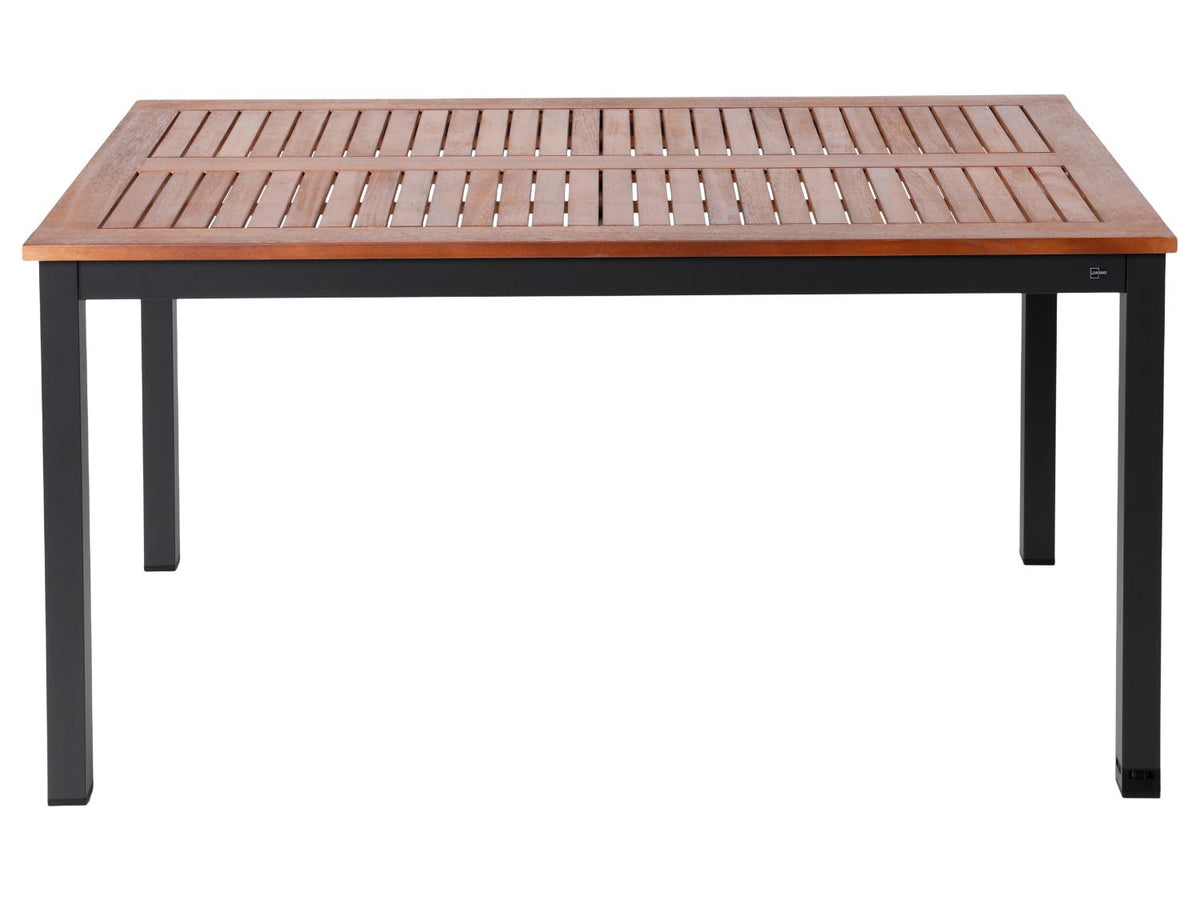 Table de jardin + Lot de 4 fauteuils pliants Valencia