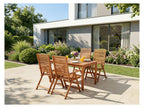 Table de jardin + Lot de 4 fauteuils Sevilla