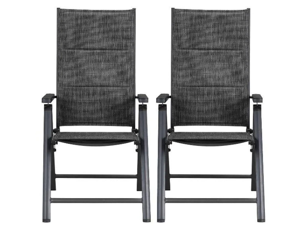 Table de jardin + Lot de 4 fauteuils Toronto