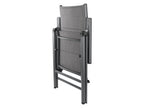 Table de jardin + Lot de 4 fauteuils Toronto