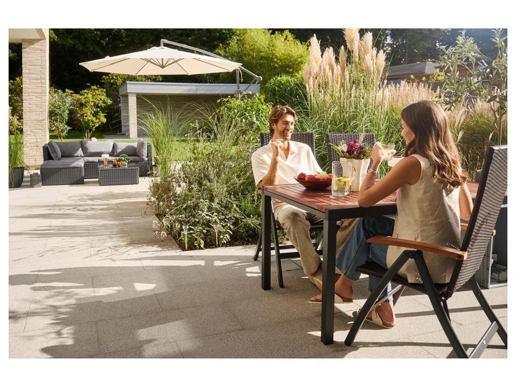 Table de jardin + Lot de 4 fauteuils Valencia