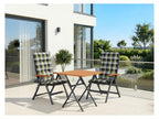 Table de jardin + Lot de 4 fauteuils Valencia