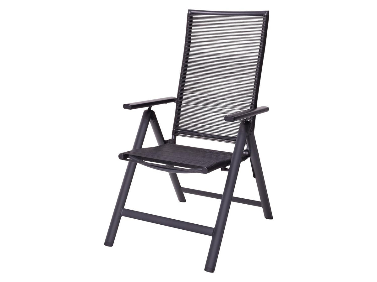 Table de jardin + Lot de 6 fauteuils Miami