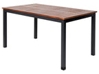 Table de jardin + Lot de 6 fauteuils pliants Valencia
