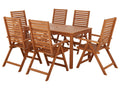 Table de jardin + Lot de 6 fauteuils Sevilla