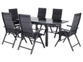 Table de jardin + Lot de 6 fauteuils Toronto