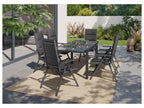 Table de jardin + Lot de 6 fauteuils Toronto