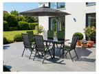 Table de jardin + Lot de 6 fauteuils Toronto