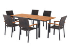 Table de jardin + Lot de 6 fauteuils Valencia