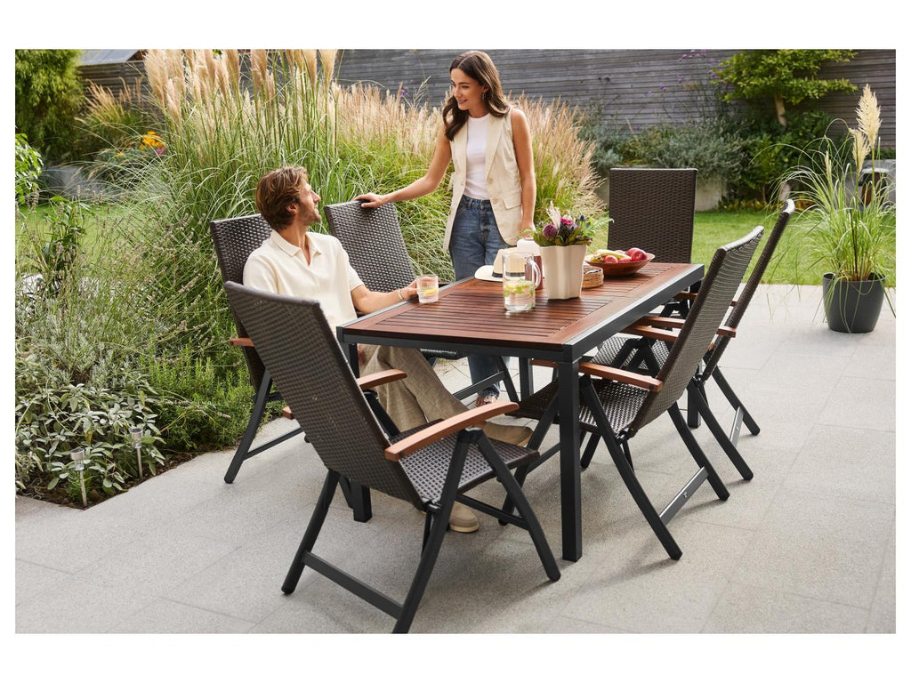 Table de jardin + Lot de 6 fauteuils Valencia