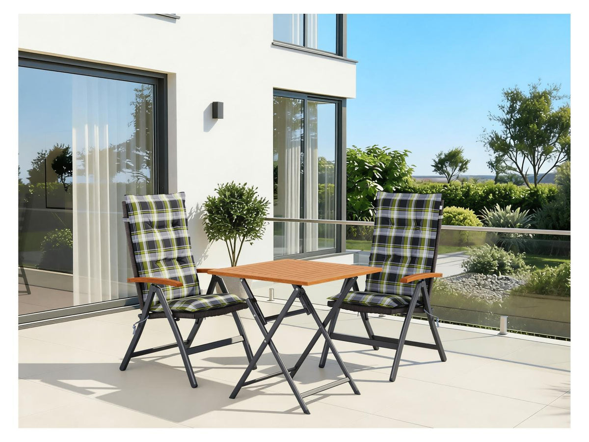 Table de jardin + Lot de 6 fauteuils Valencia