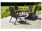 Table de jardin + Lot de 6 fauteuils Valencia