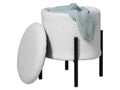 Tabouret avec coffre de rangement