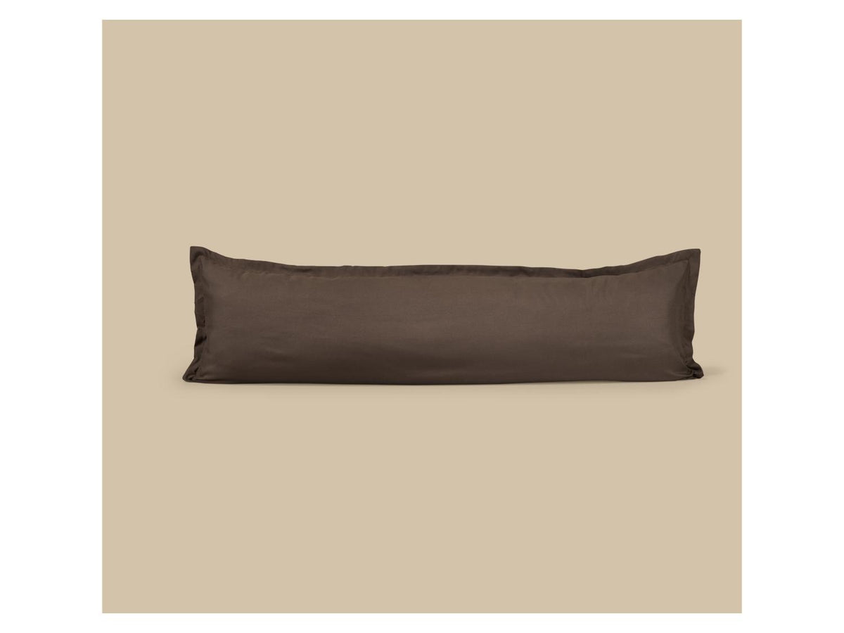 Taie de traversin en satin microfibre, 40 x 145 cm
