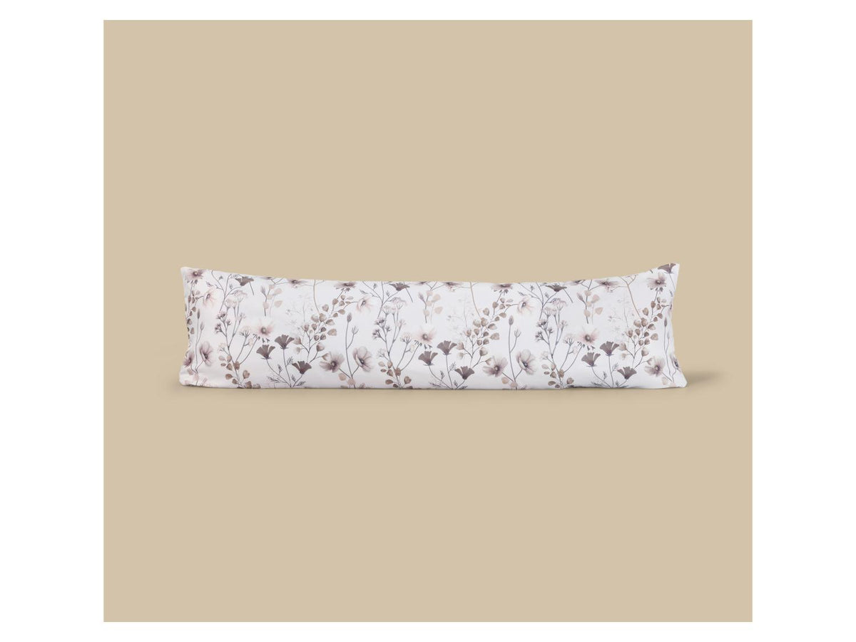 Taie de traversin en satin microfibre, 40 x 145 cm