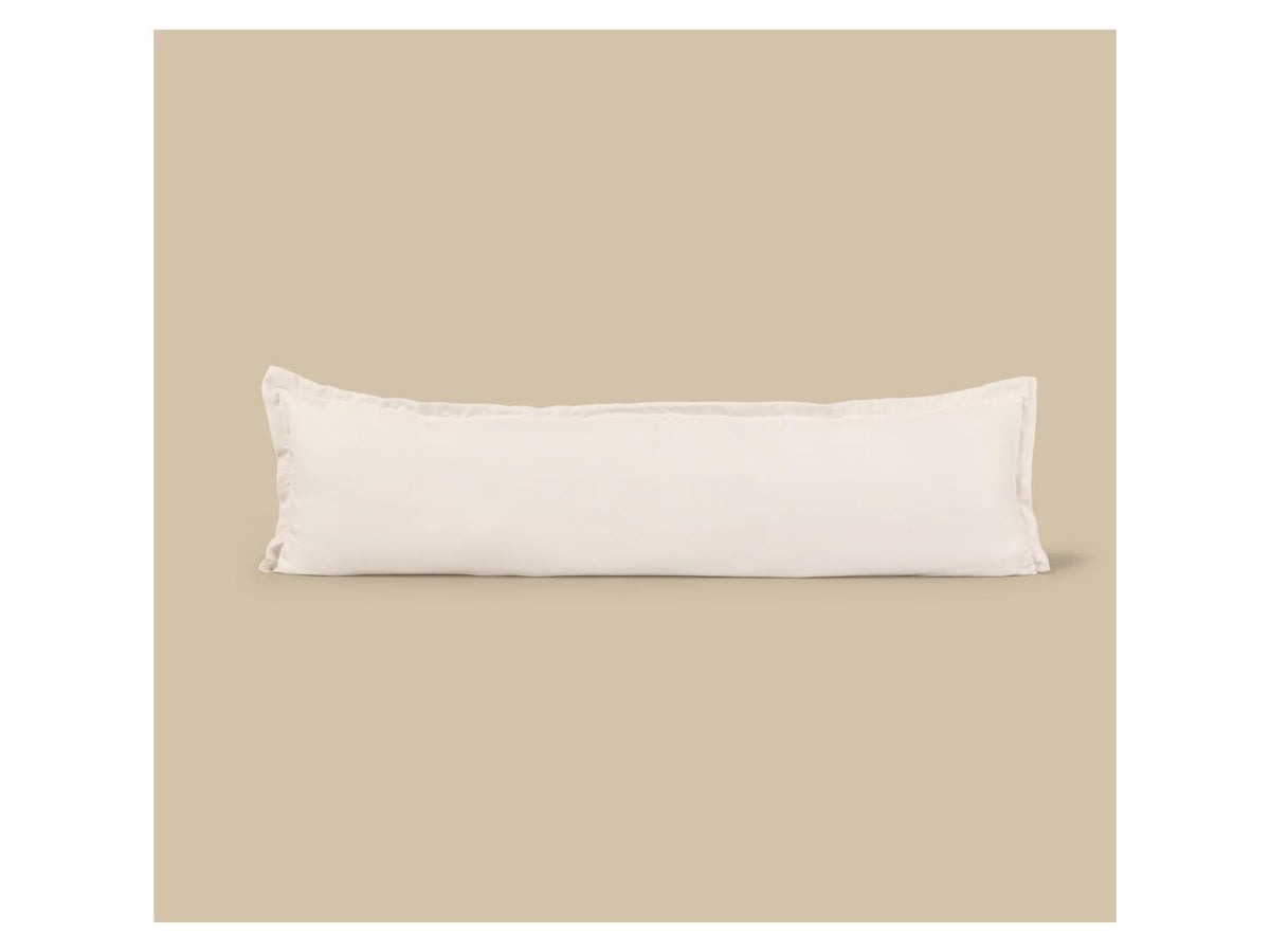 Taie de traversin en satin microfibre, 40 x 145 cm