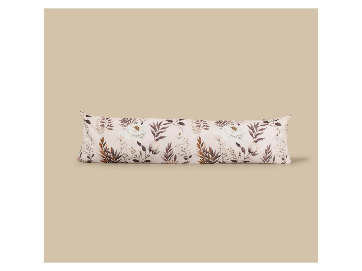 Taie de traversin en satin microfibre, 40 x 145 cm