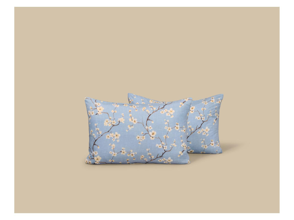 Taies d'oreiller en satin de microfibre ou taies d'oreiller double face en satin microfibre, 50 x 70 cm, 2 pièces