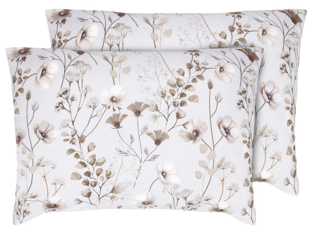 Taies d'oreiller en satin de microfibre ou taies d'oreiller double face en satin microfibre, 50 x 70 cm, 2 pièces