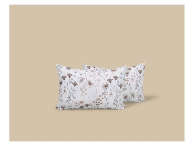 Taies d'oreiller en satin de microfibre ou taies d'oreiller double face en satin microfibre, 50 x 70 cm, 2 pièces