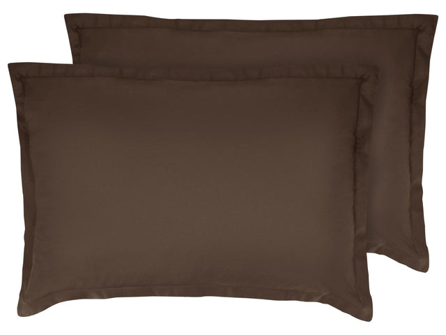 Taies d'oreiller en satin de microfibre ou taies d'oreiller double face en satin microfibre, 50 x 70 cm, 2 pièces