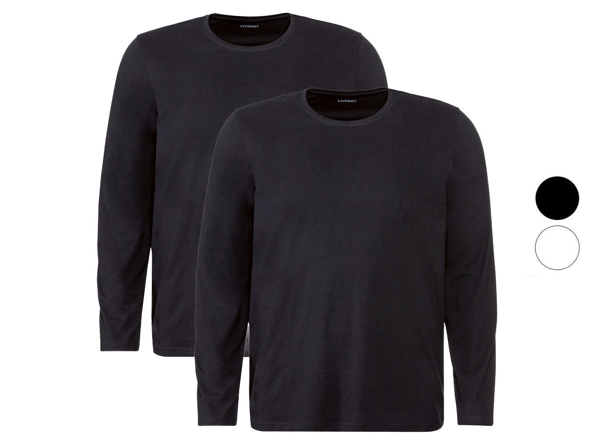 Lot de 2 t-shirts manches longues homme