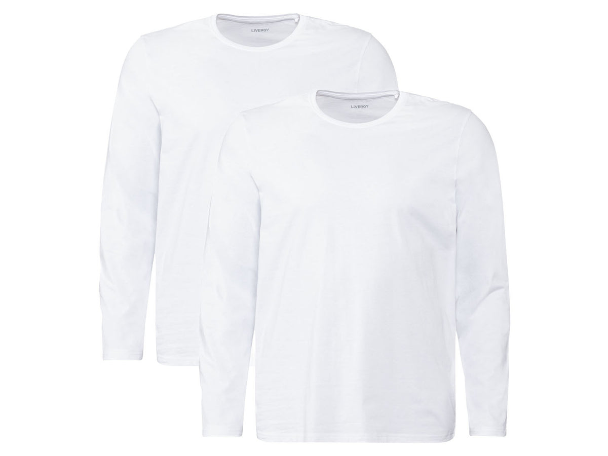 Lot de 2 t-shirts manches longues homme