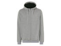 Veste zippée à capuche pour homme avec doublure peluche