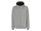 Veste zippée à capuche pour homme avec doublure peluche