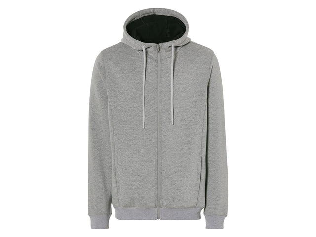 Veste zippée à capuche pour homme avec doublure peluche
