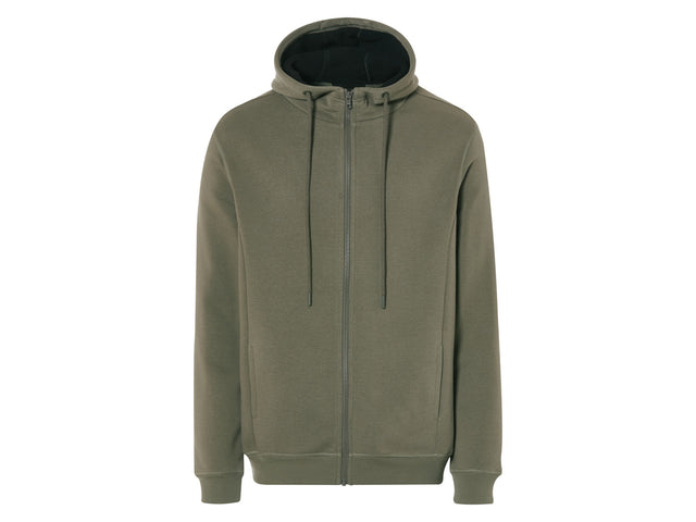 Veste zippée à capuche pour homme avec doublure peluche