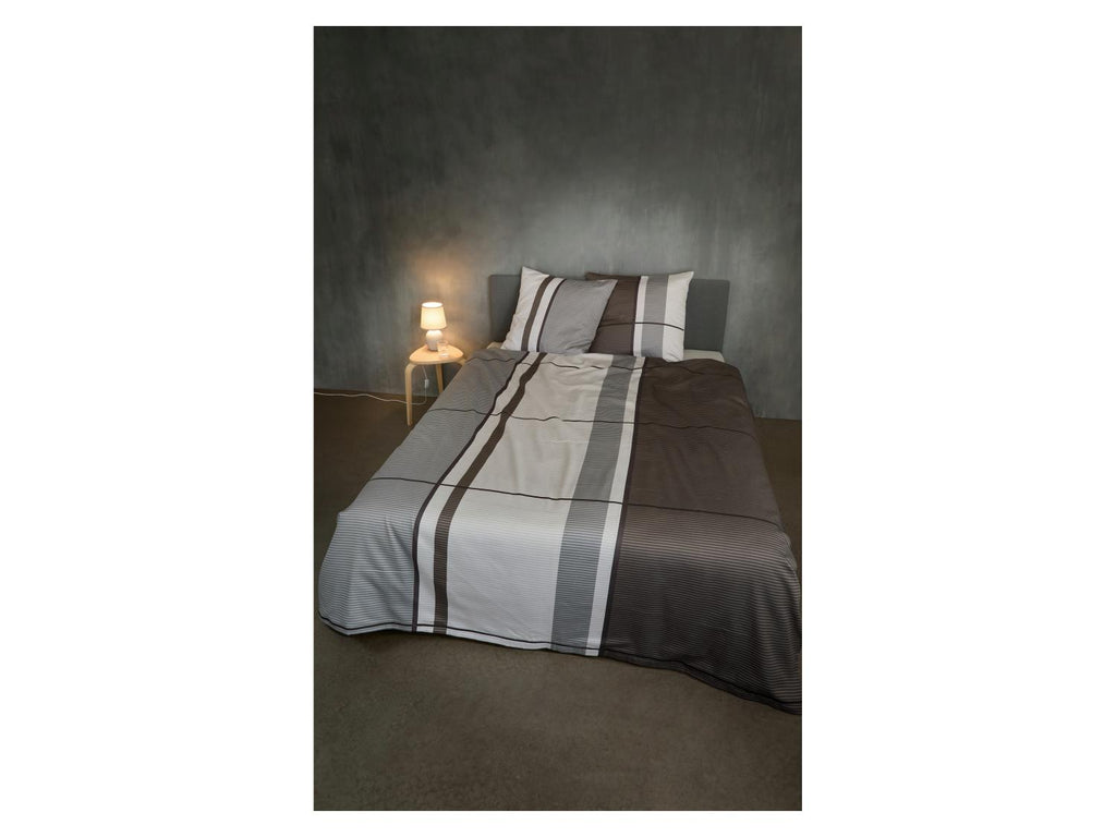 Parure de lit en satin de coton Makò, 260 x 240 cm