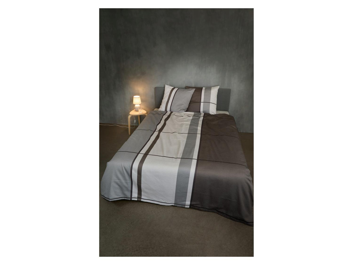 Parure de lit en satin de coton Makò, 260 x 240 cm