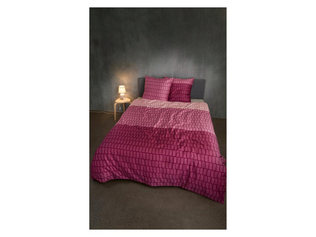 Parure de lit en satin de coton Makò, 260 x 240 cm