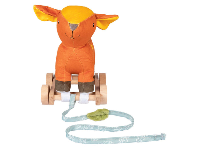 Animal en peluche musical ou jouet à tirer