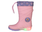 Bottes de pluie lumineuses petite fille