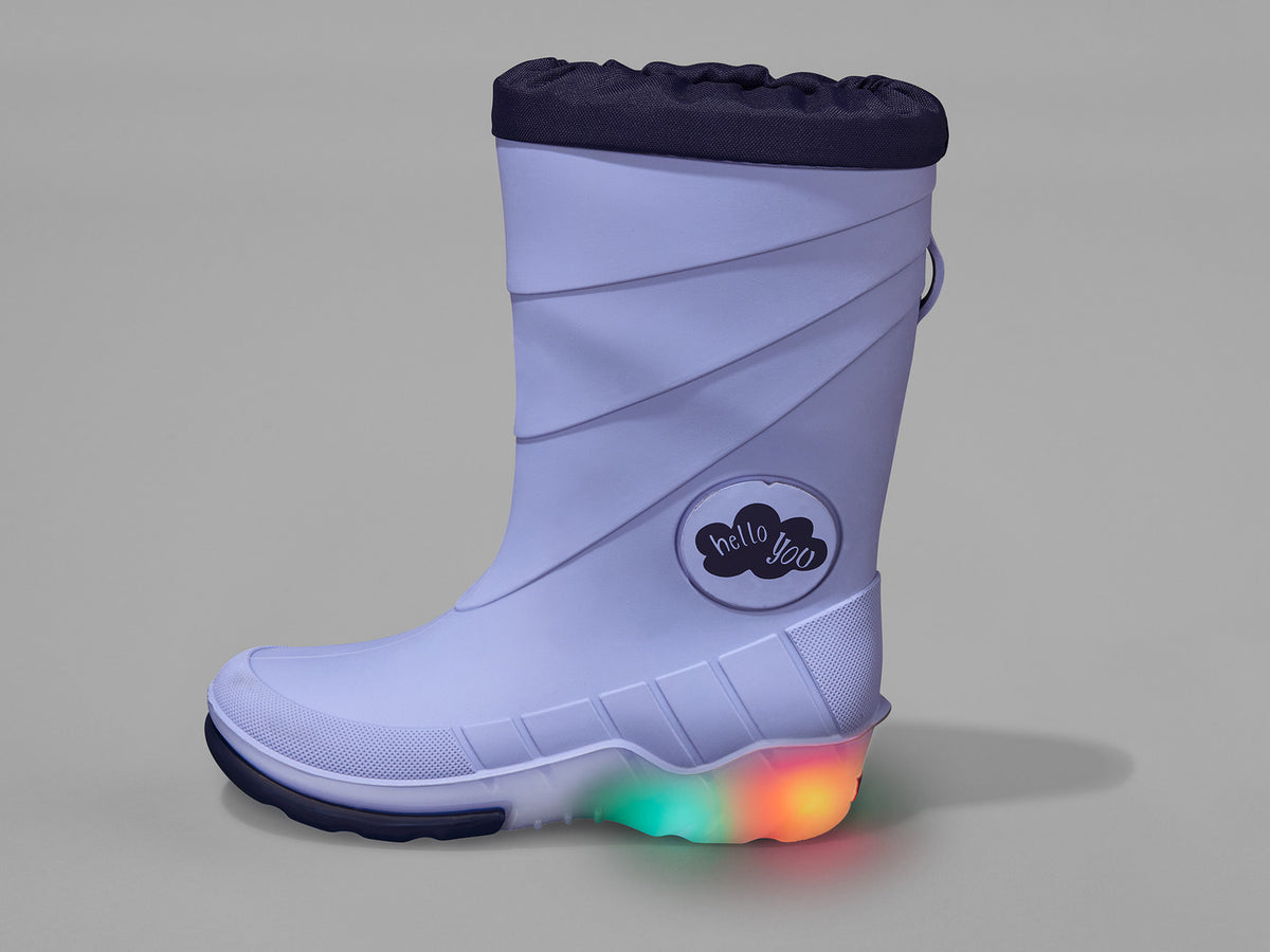 Bottes de pluie lumineuses petite fille