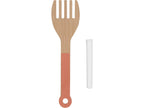 Cuisine en bois, réglable en hauteur sur 3 positions, avec dos utilisable