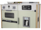 Cuisine en bois, réglable en hauteur sur 3 positions, avec dos utilisable