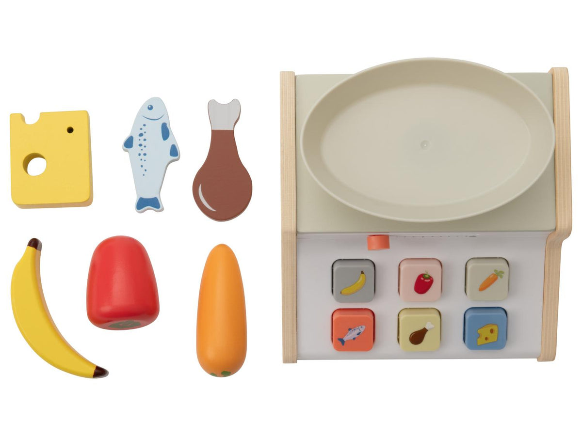 Ensemble caisse enregistreuse / ensemble balance / ensemble caisses de courses / panier d'achat