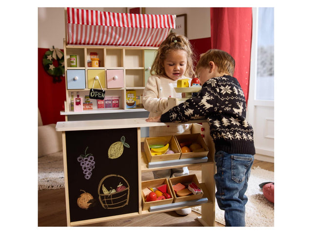 Ensemble caisse enregistreuse / ensemble balance / ensemble caisses de courses / panier d'achat