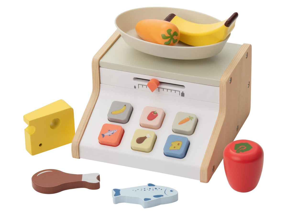 Ensemble caisse enregistreuse / ensemble balance / ensemble caisses de courses / panier d'achat