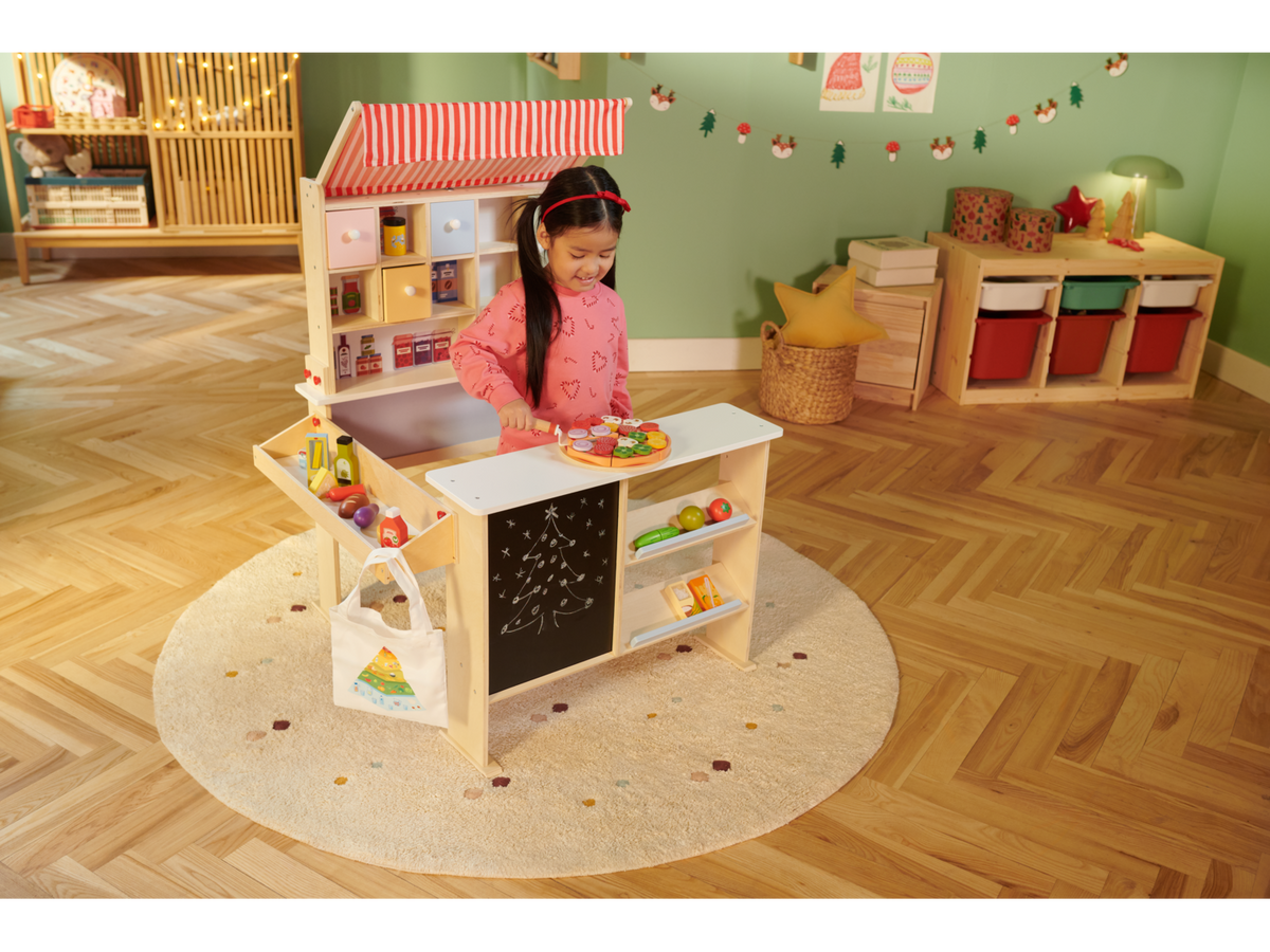 Épicerie en bois