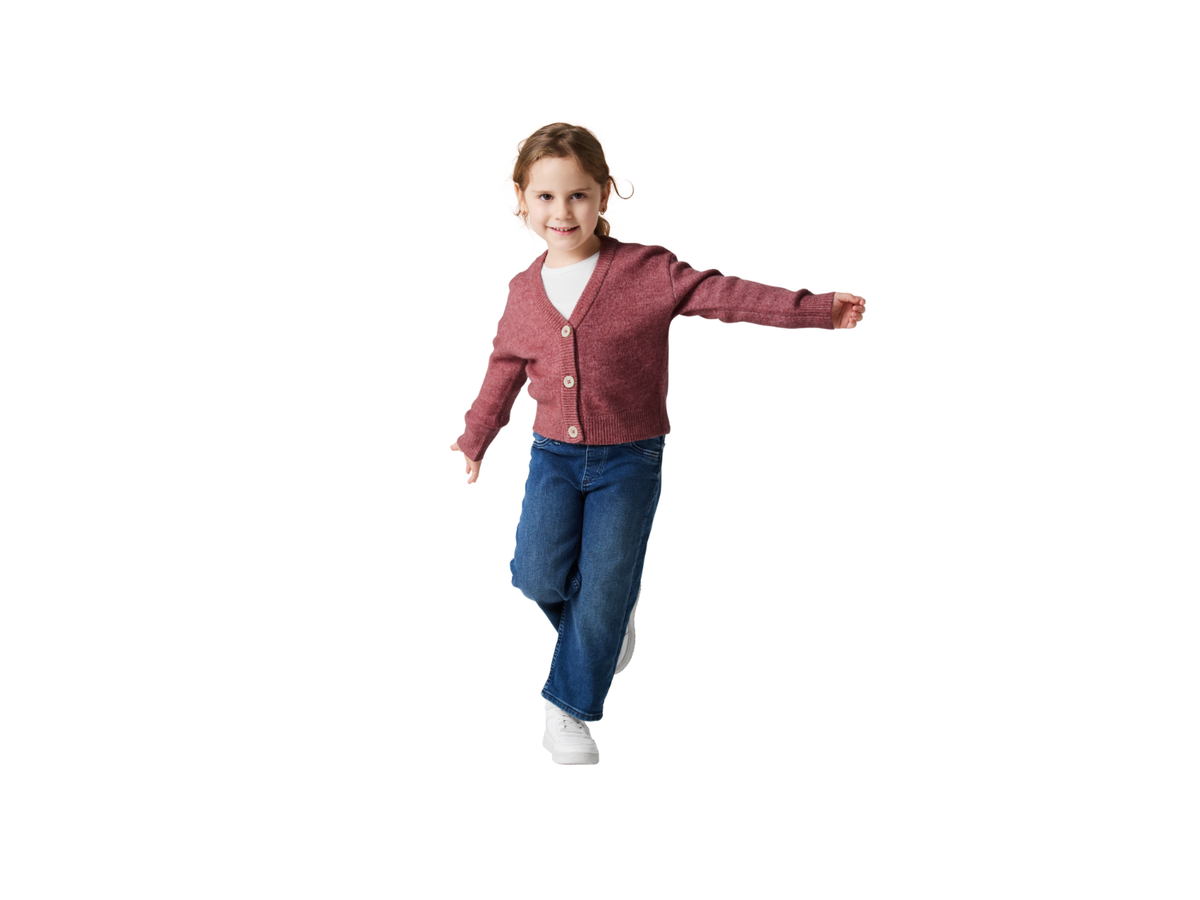 Gilet en maille petite fille