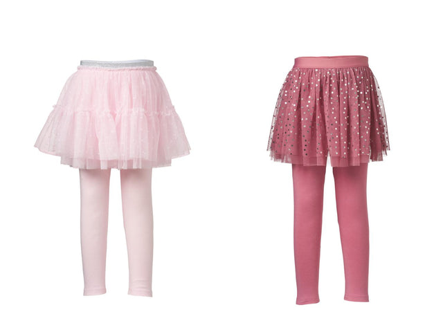 Jupe en tulle avec legging petite fille
