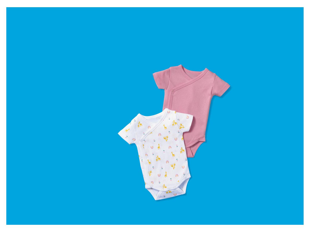 Lot de 2 bodies croisés bébé