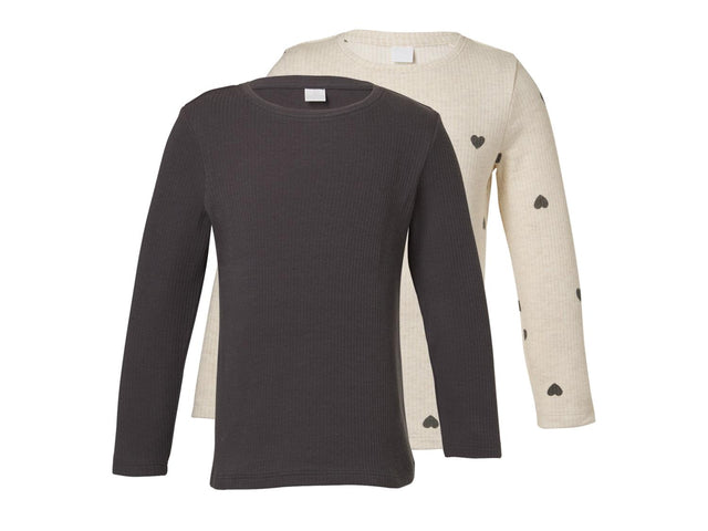 Lot de 2 t-shirts thermiques à manches longues enfant